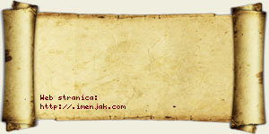 Jasna Manojlović vizit kartica